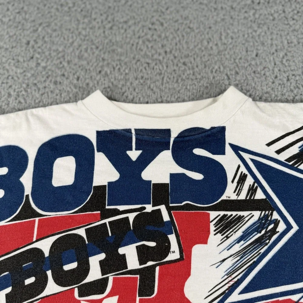 Vintage Dallas Cowboys Buffalo Bills Shirt Mens XL Magic Johnson Super‎ Bowl 90s